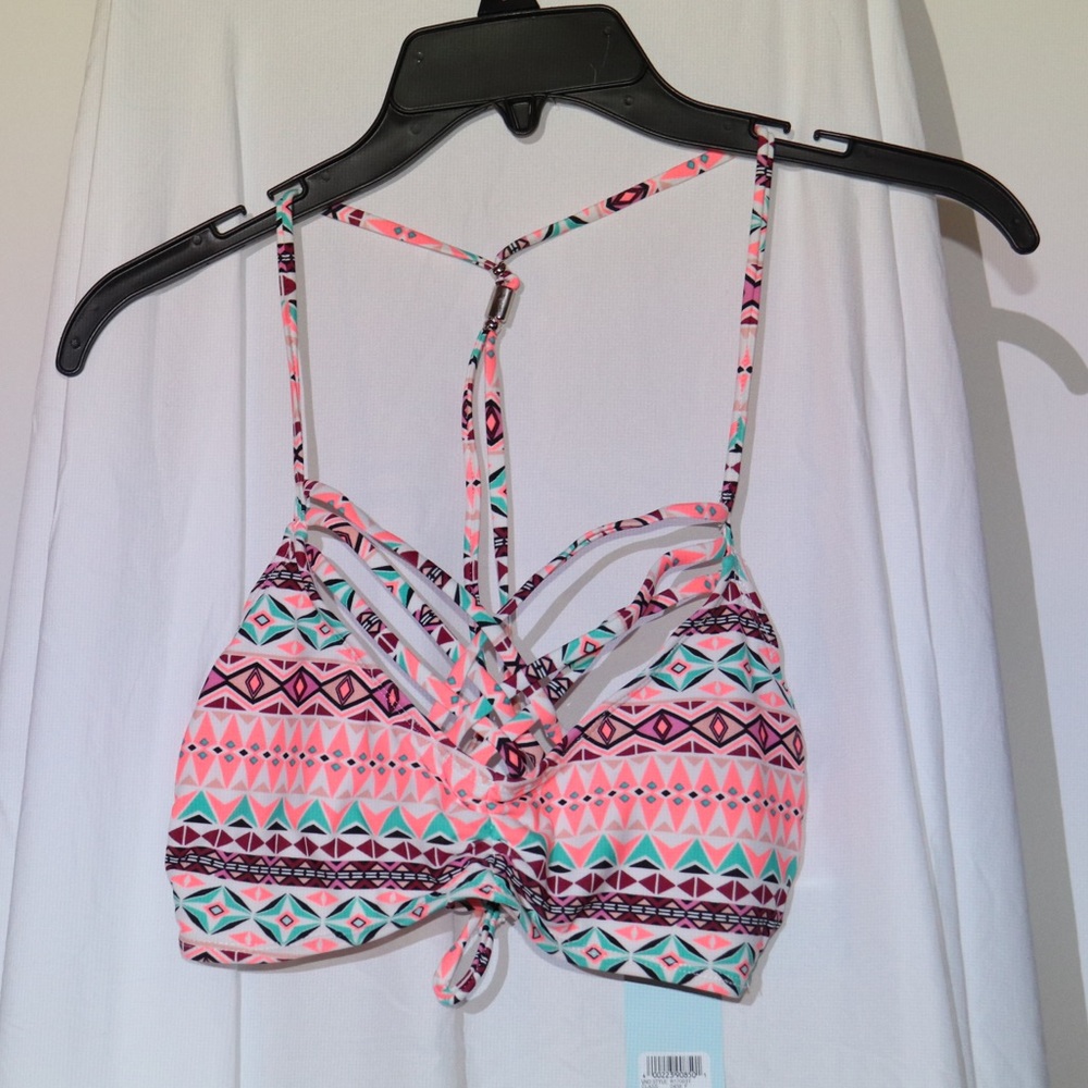 Rue21 Swim Top - Pink Tribal Pattern